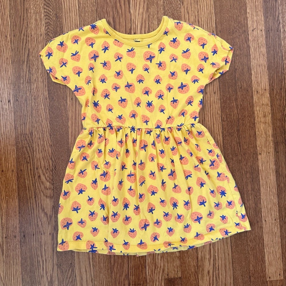Size 5 Tea Collection Strawberry Dress